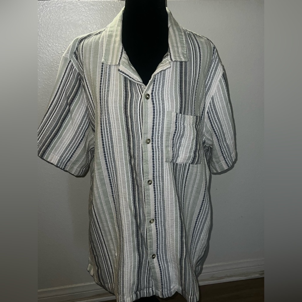 CottonOn Mens Riviera Short Sleeve Camp Collar Spring Button-Down Shirt 2XL